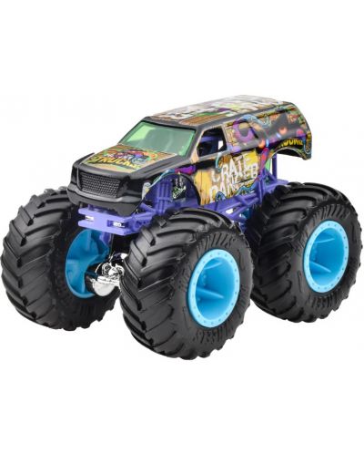 Комплект бъгита Hot Wheels Monster Trucks - Totaled & Crate Danger, 1:64 - 2